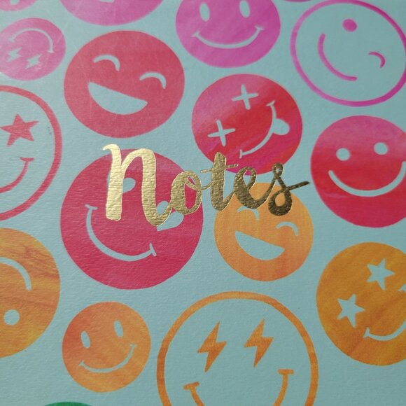 Clementine Paper Co. Smiley Face Spiral Notebook - Picture 3 of 5